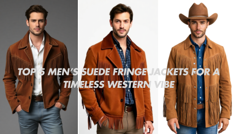 Top 5 Men’s Suede Fringe Jackets for a Timeless Western Vibe