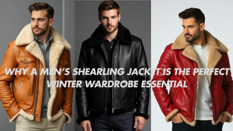 Why a Men’s Shearling Jacket Is the Perfect Winter Wardrobe Essential