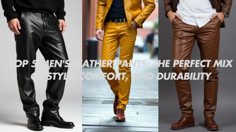 Top 5 Men's Leather Pants: The Perfect Mix of Style, Comfort, and Durability