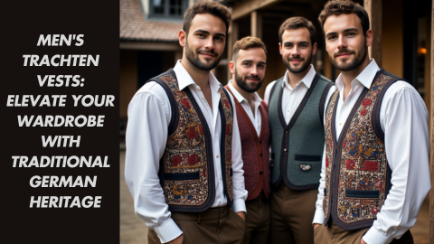 Men's Trachten Vests Elevate Your Wardrobe with Traditional German Heritage