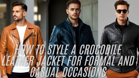 How to Style a Crocodile Leather Jacket for Formal and Casual Occasions