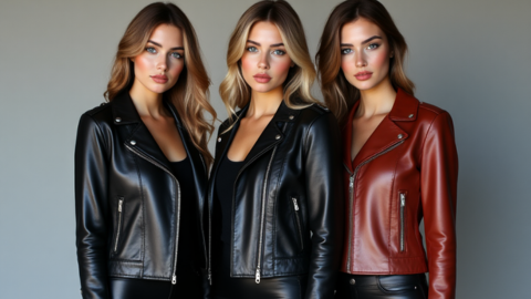 Womens Leather Biker Jacket Modern Styles for Every Occasion