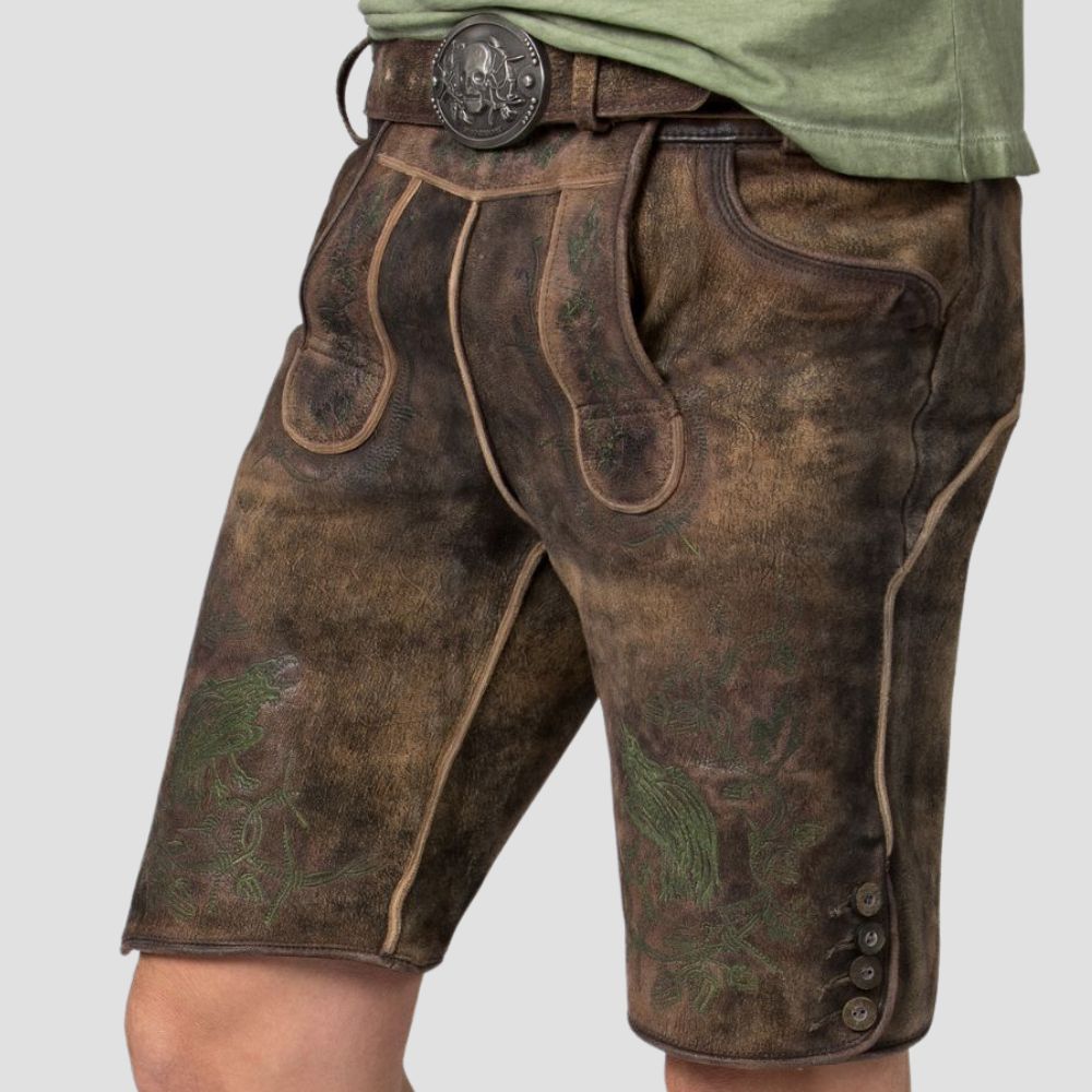 High-Quality Men's Lederhosen For Oktoberfest And Folk Festivals
