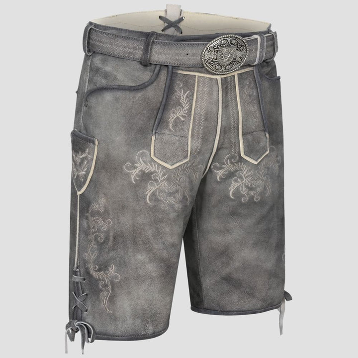 Premium men's embroidered lederhosen for Oktoberfest wear