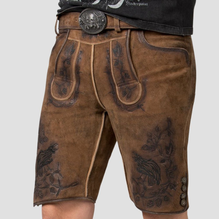 Stylish Men's Embroidered Lederhosen For German Heritage Wear