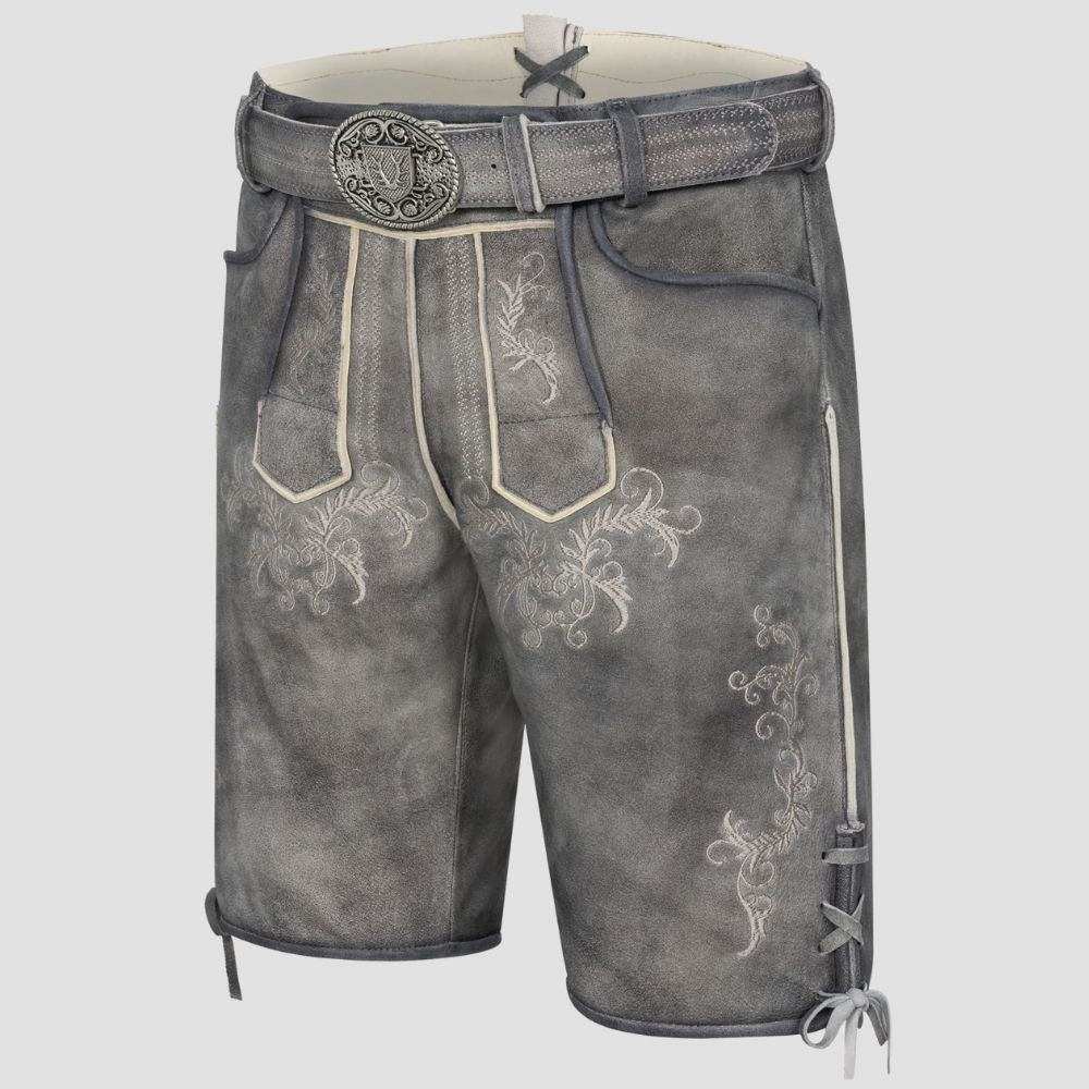 Premium men's embroidered lederhosen for Oktoberfest wear