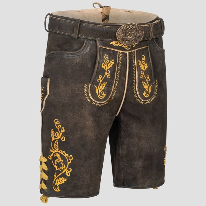 Authentic Men's Leather Lederhosen For Oktoberfest Celebrations