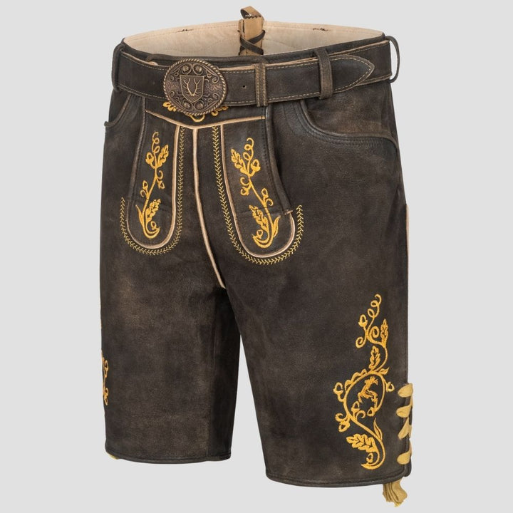 Authentic Men's Leather Lederhosen For Oktoberfest Celebrations