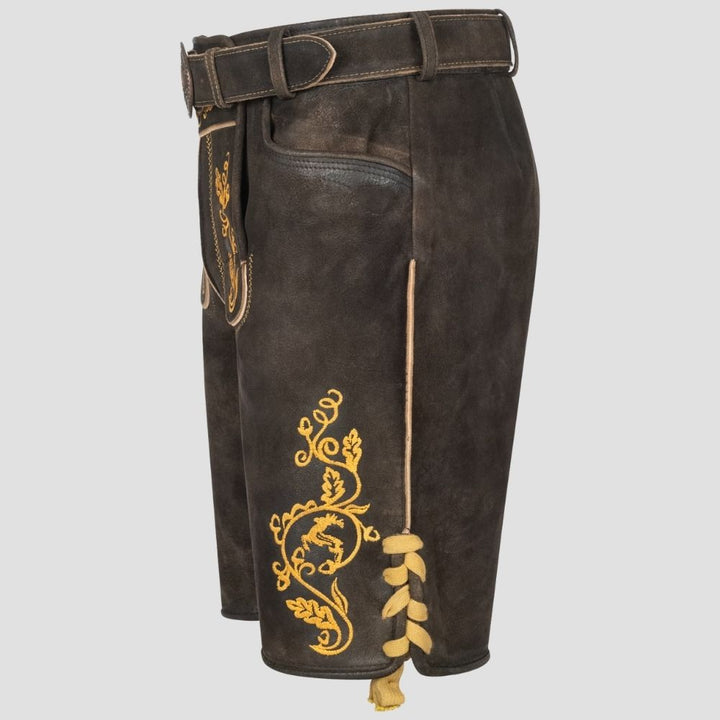 Authentic Men's Leather Lederhosen For Oktoberfest Celebrations