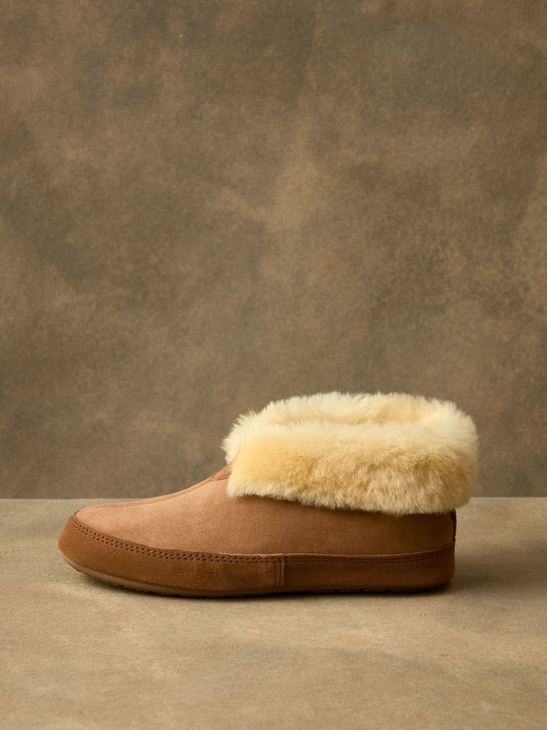Real Suede Sheepskin Fur Slippers for Women