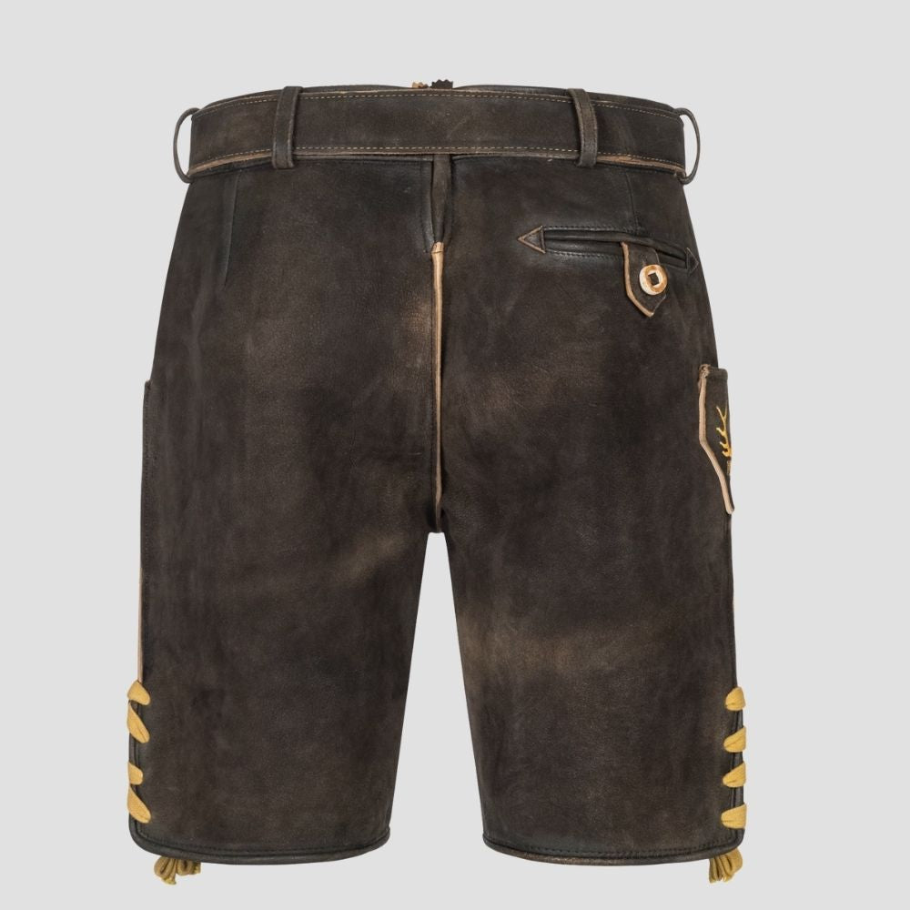 Authentic Men's Leather Lederhosen For Oktoberfest Celebrations