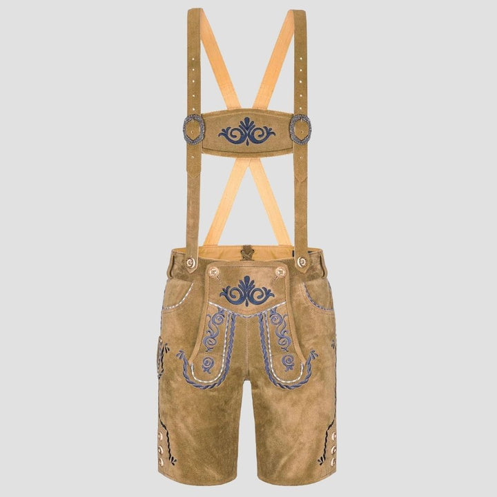 Authentic Men's Suede Lederhosen For Oktoberfest Celebrations