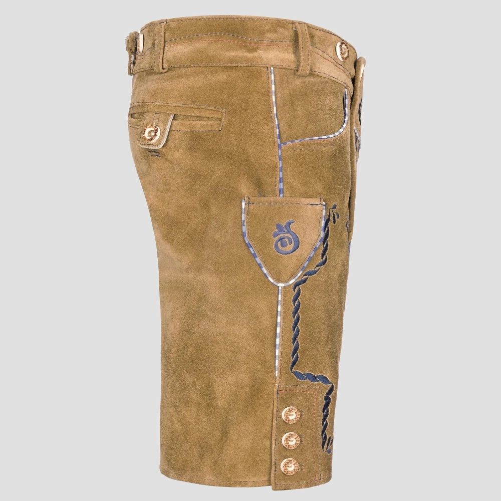 Authentic Men's Suede Lederhosen For Oktoberfest Celebrations