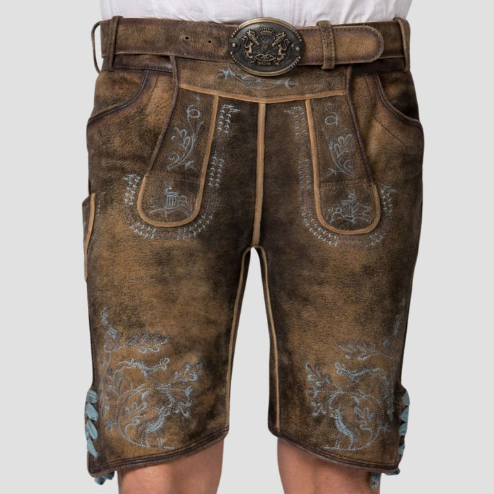 Step into the spirit of Oktoberfest with these Bavarian Lederhosen, the perfect choice for cultural festivals and traditional celebrations.