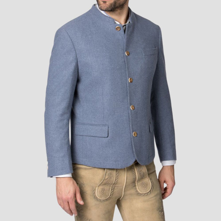 Men Luxury Wedding Trachten Coat For Oktoberfest