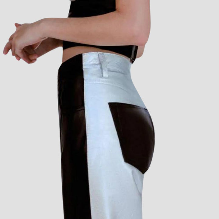 For women who love standing out, these metallic leather pants are your new must-have.