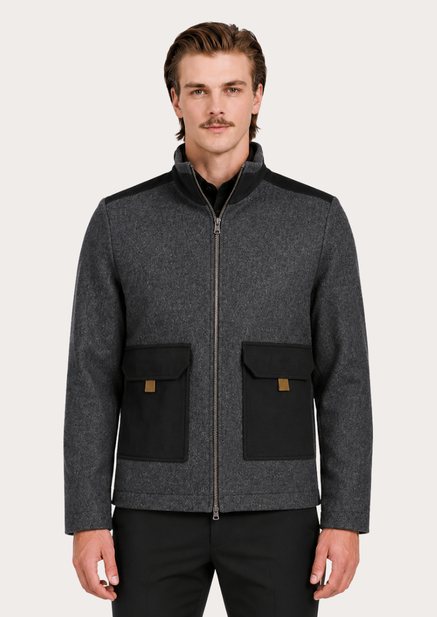 Premium Alpenmark Loden jacket for men with a tailored fit and rugged elegance