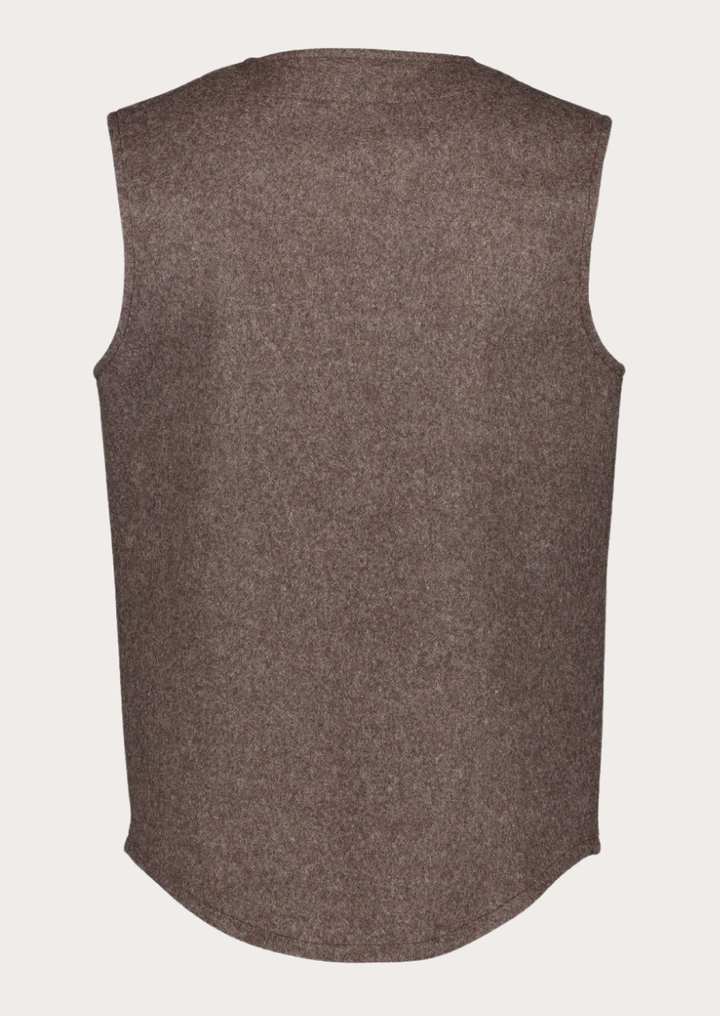 Classic Loden wool hunting vest for men inspired by Alpine and Austrian fashion