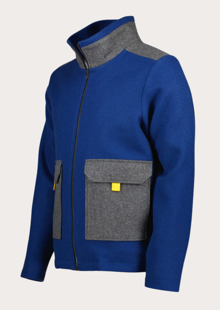 Premium Alpine-inspired wool utility jacket crafted from durable Loden fabric