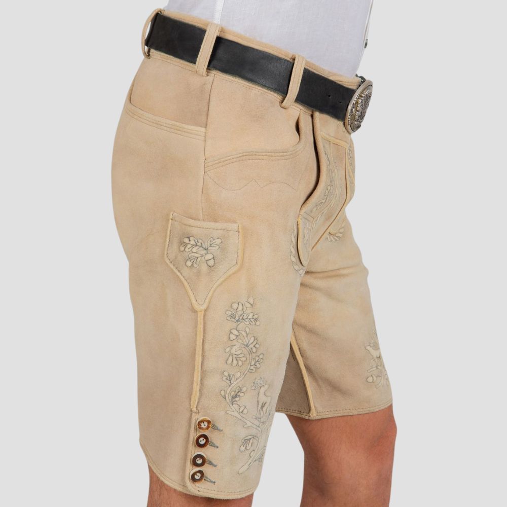 Step into your heritage with these classic Lederhosen, made for enjoying German folk events and cultural festivals in style.