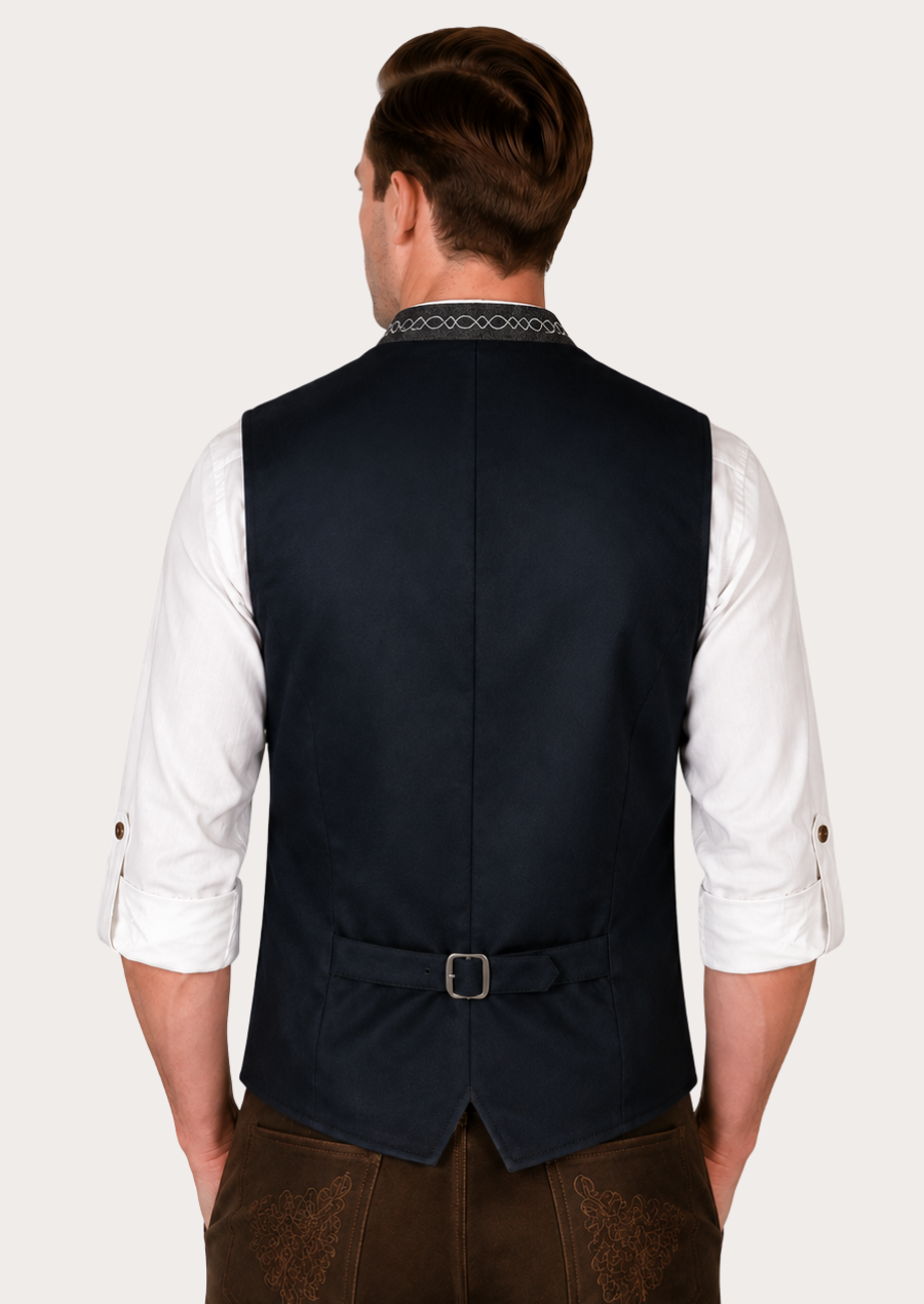 Authentic Oktoberfest waistcoat for men crafted for comfort, elegance, and heritage wear