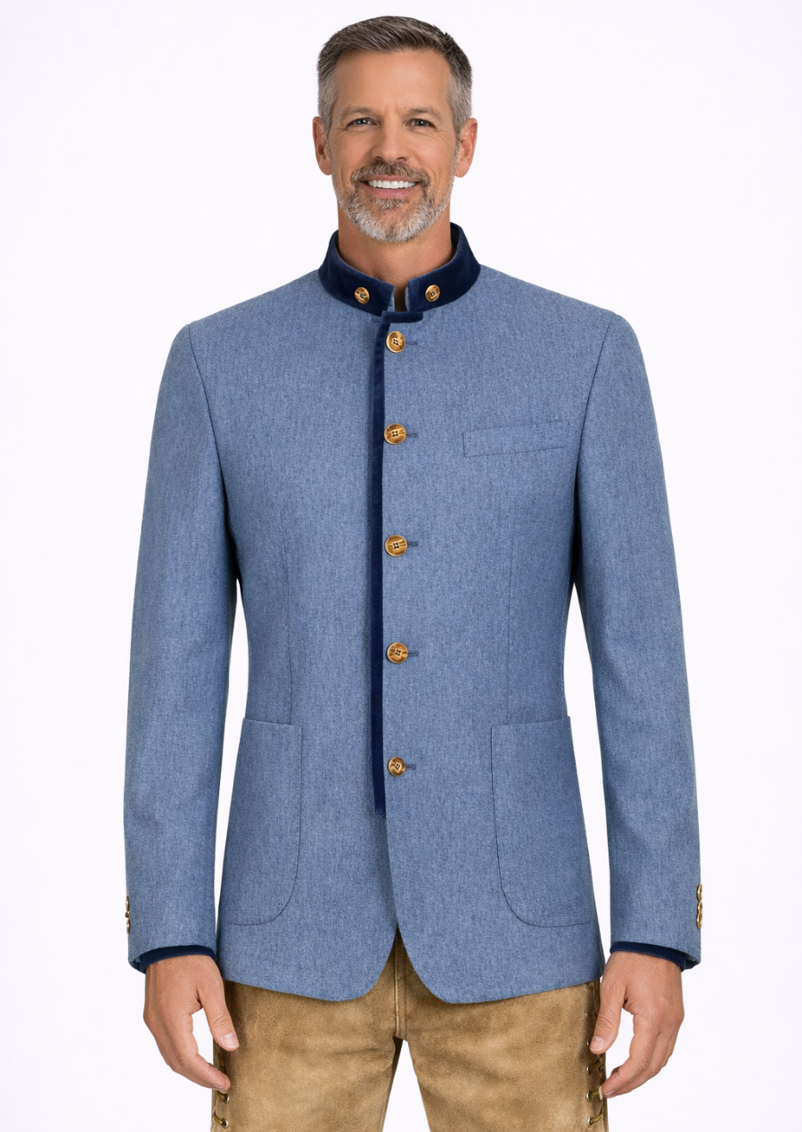 Bavarian trachten jacket with traditional German design