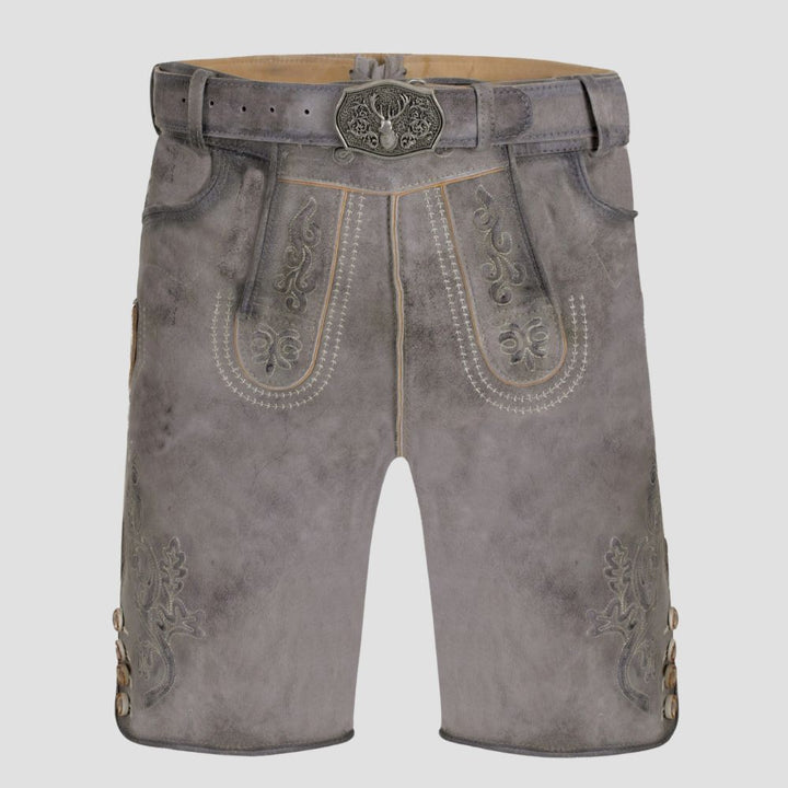 Add a touch of elegance to your wedding or celebration with these stylish men’s suede Lederhosen, designed for special occasions.