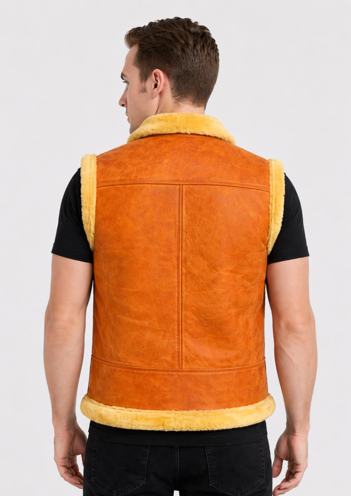 Stylish faux fur vest available near me for casual wear