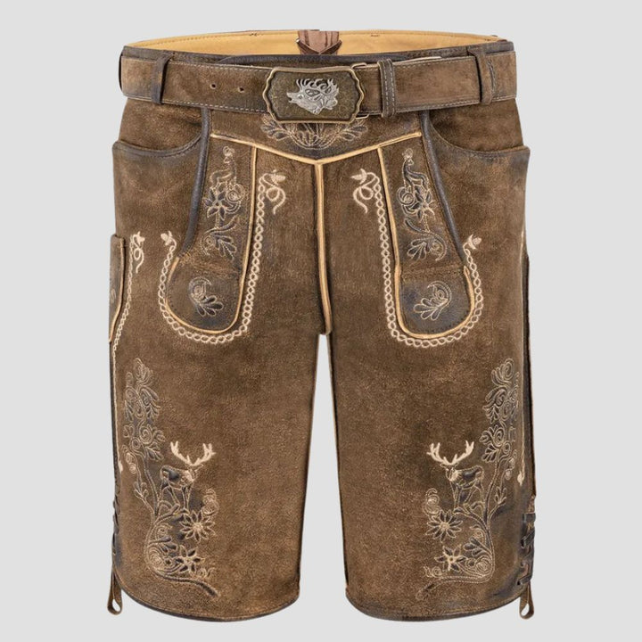 Celebrate Oktoberfest in style with these high-quality leather Lederhosen, designed for durability and tradition.