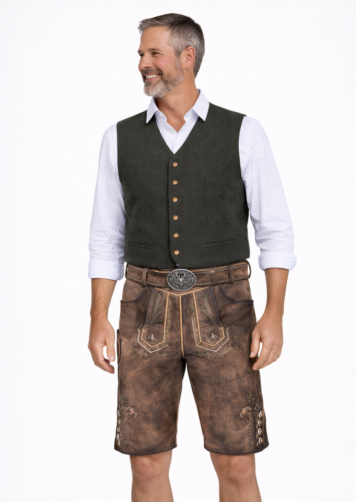 Buy lederhosen men shorts for Oktoberfest and festivals