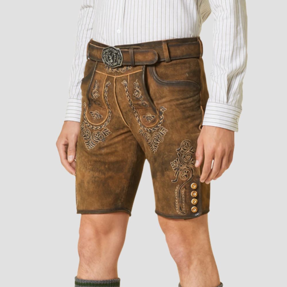 Celebrate in style with these traditional men’s Lederhosen, perfect for weddings, cultural celebrations, and special occasions.
