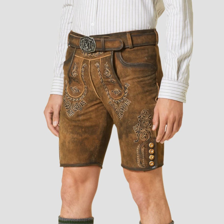 Celebrate in style with these traditional men’s Lederhosen, perfect for weddings, cultural celebrations, and special occasions.