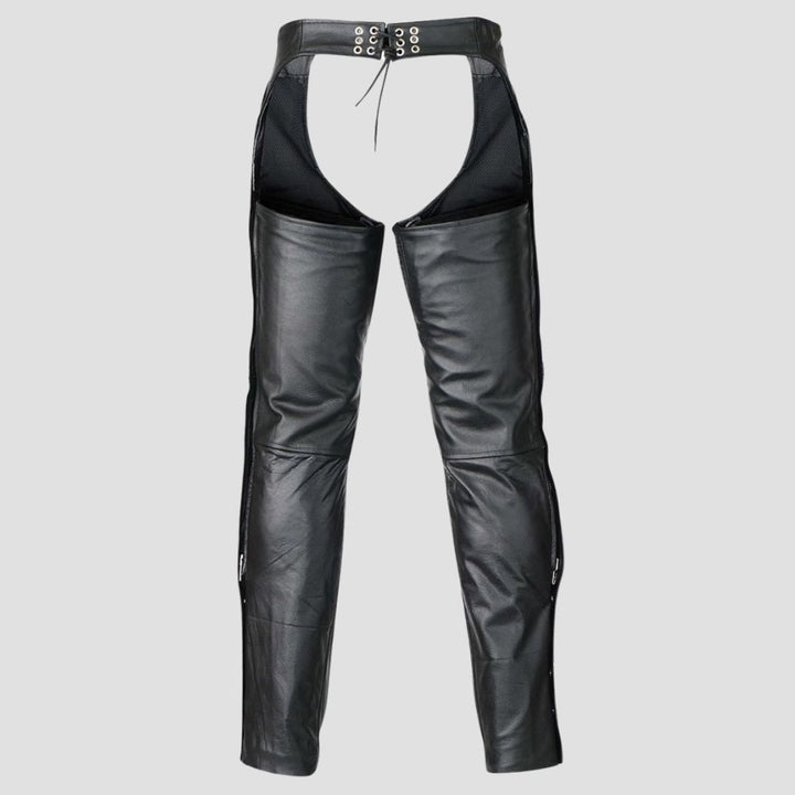 Embrace your bold side and turn heads with these chic assless chaps for women, made for those who crave daring fashion