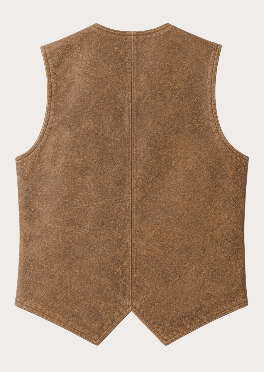 Men's vintage cowboy waistcoat perfect for rodeos and country fashion.