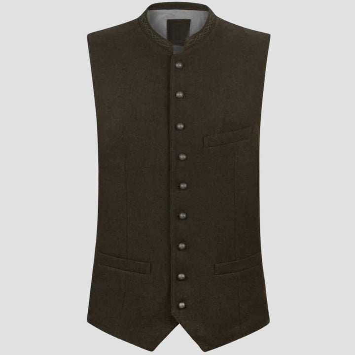 Celebrate tradition and style with this classic men’s Trachten vest, designed to bring heritage charm to any event.