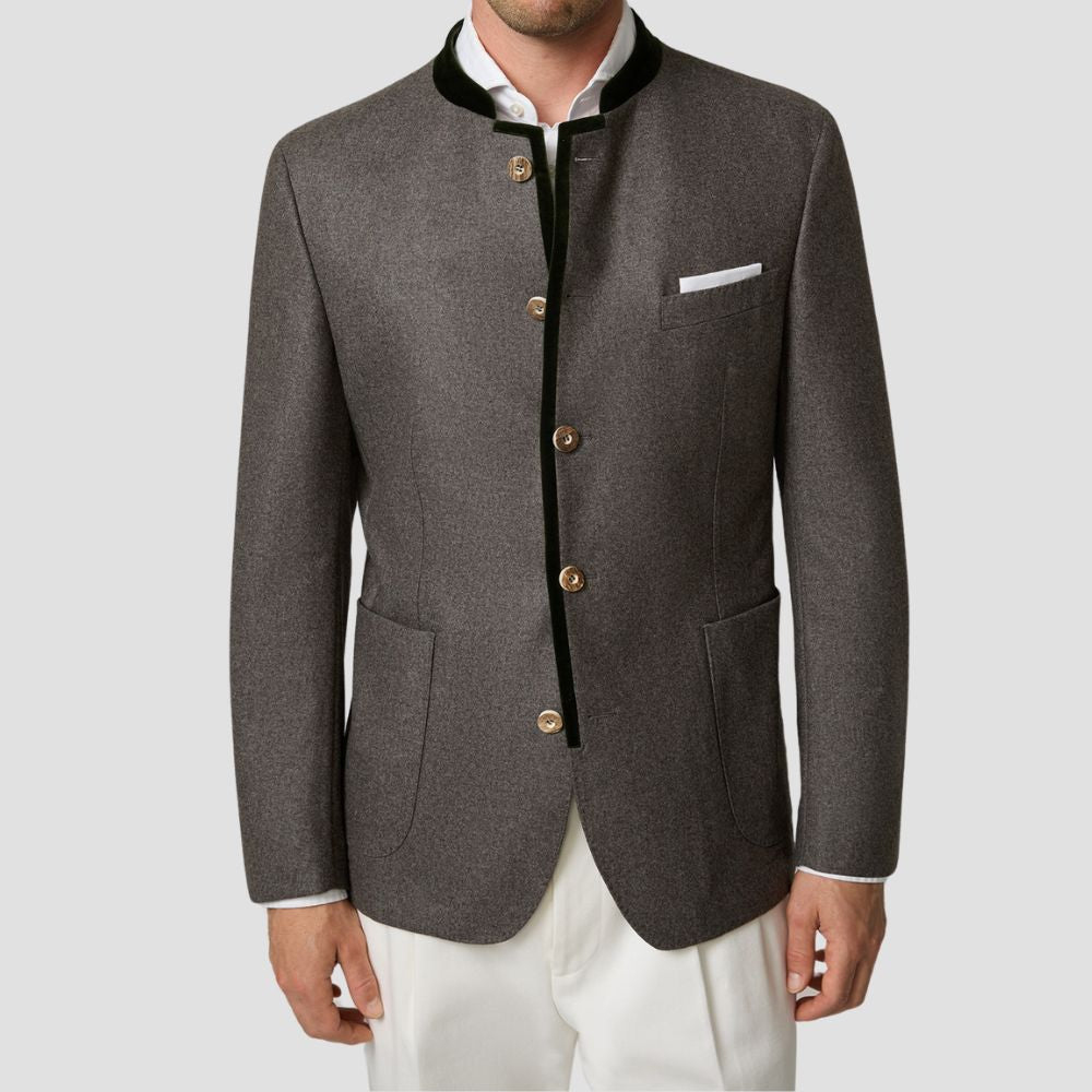 Men's Casual Trachten Jacket for Traditional Wear