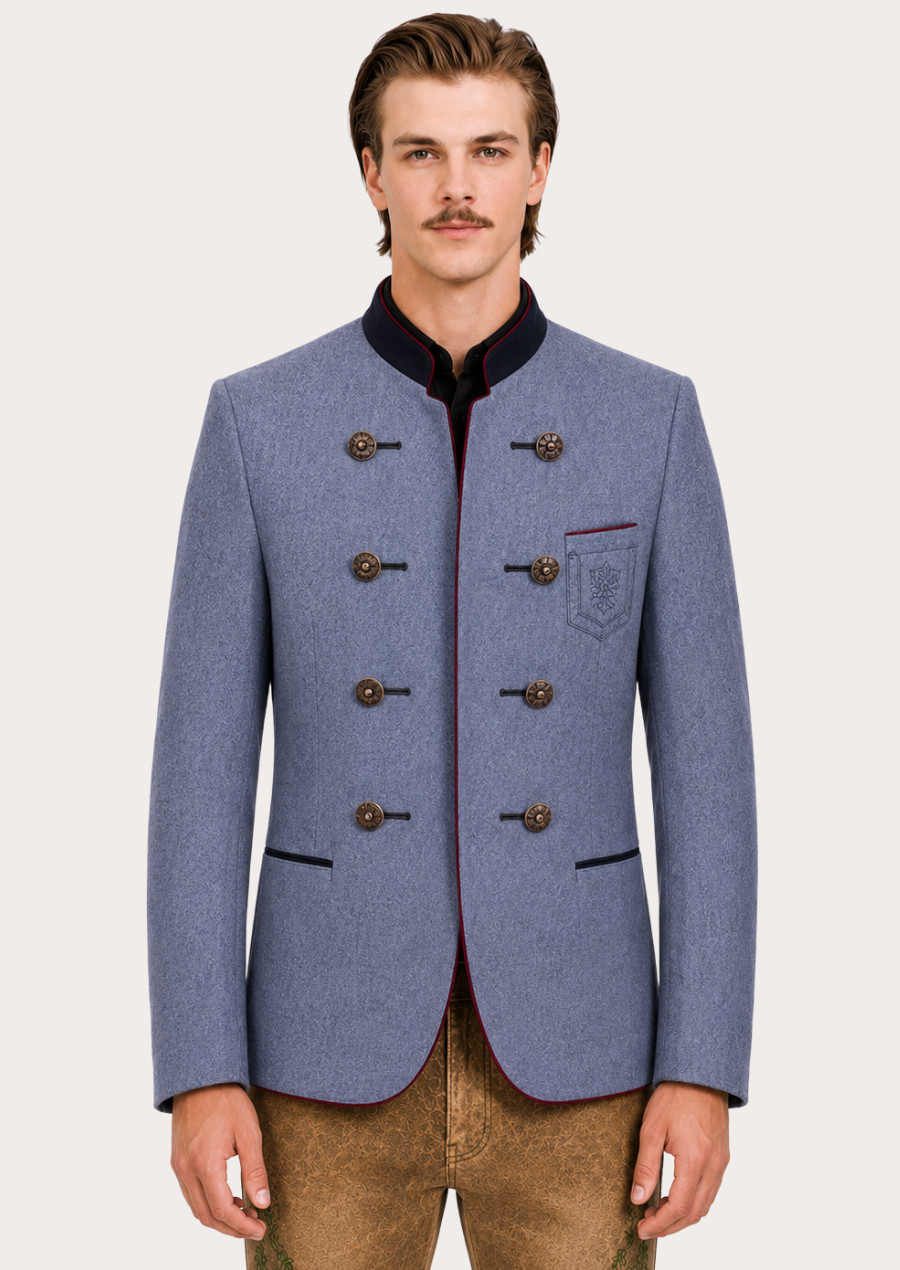 Edelmann Heritage Bavarian Trachten jacket for men with traditional Alpine styling