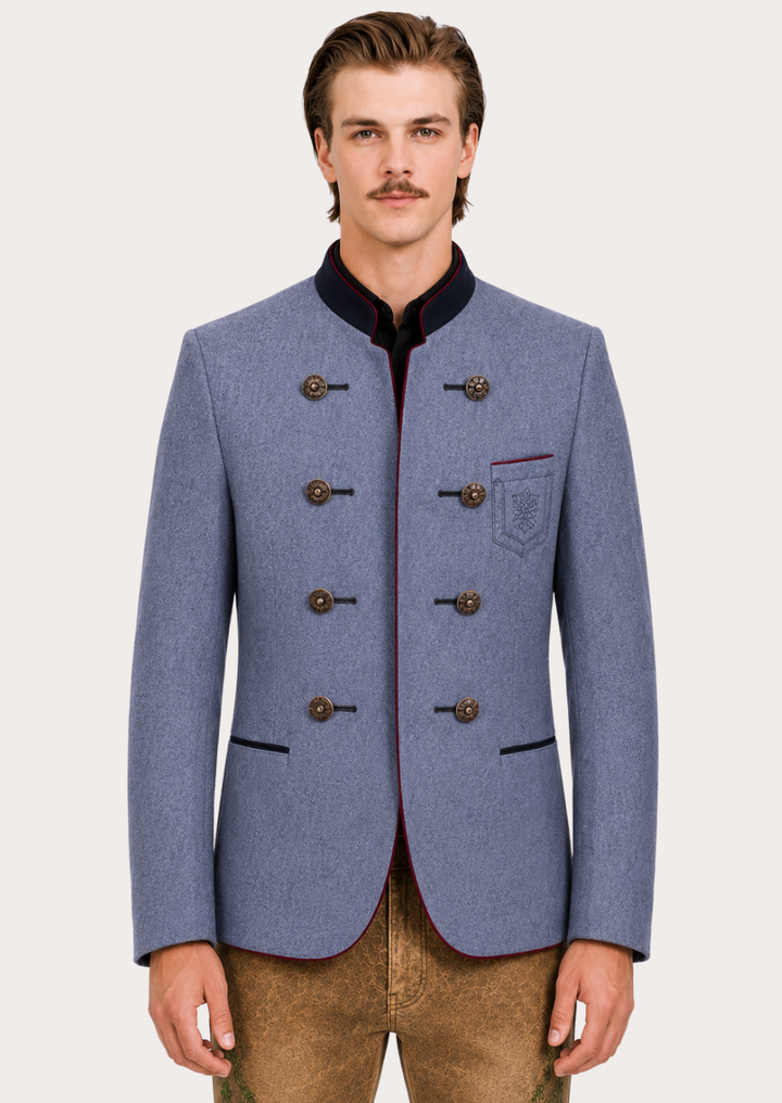 Edelmann Heritage Bavarian Trachten jacket for men with traditional Alpine styling