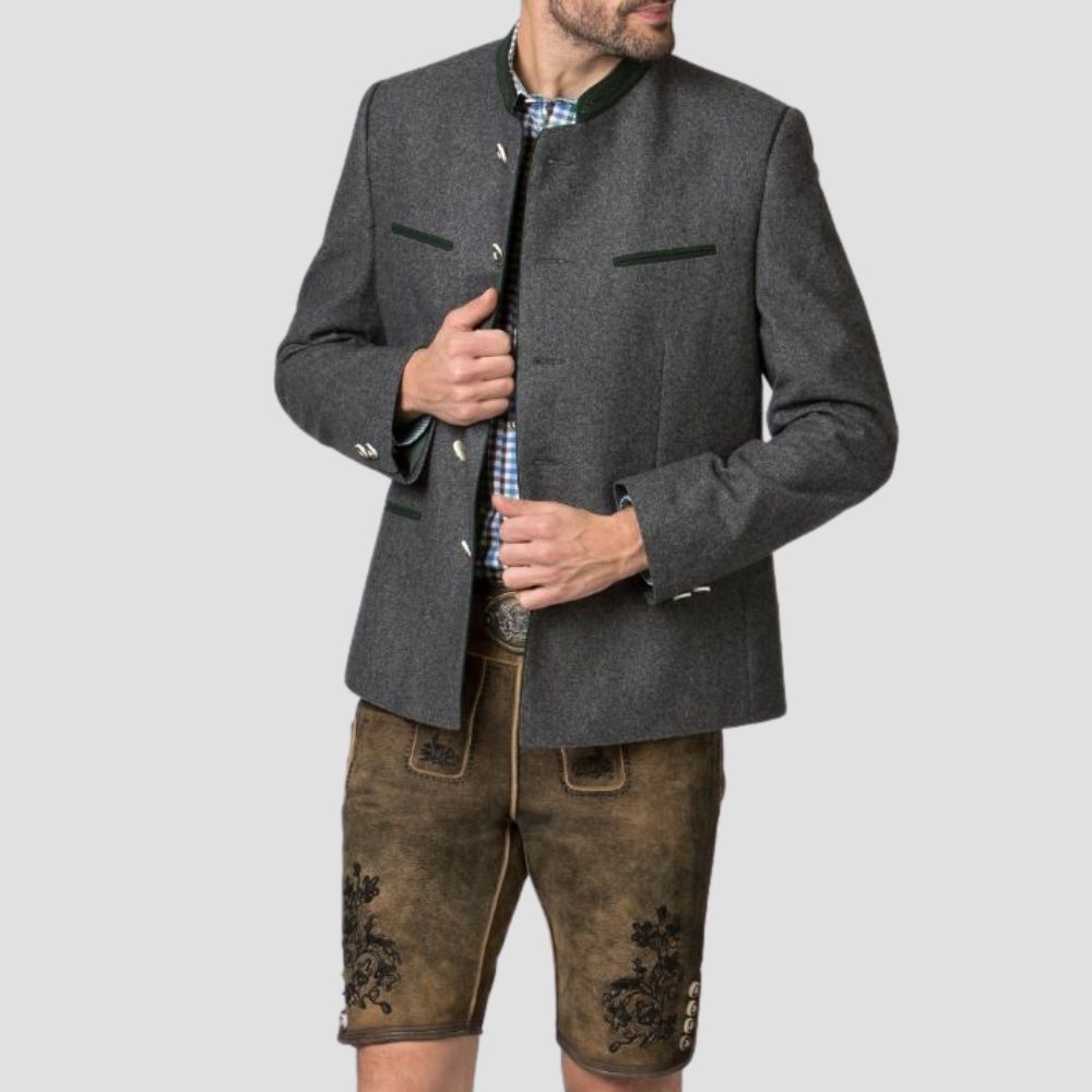 Men’s Stylish Traditional Trachten Coat for Oktoberfest