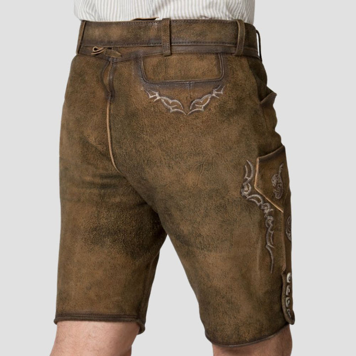 Crafted from high-quality suede, these men’s Lederhosen are ideal for weddings and festive occasions, providing a sophisticated touch to any celebration.
