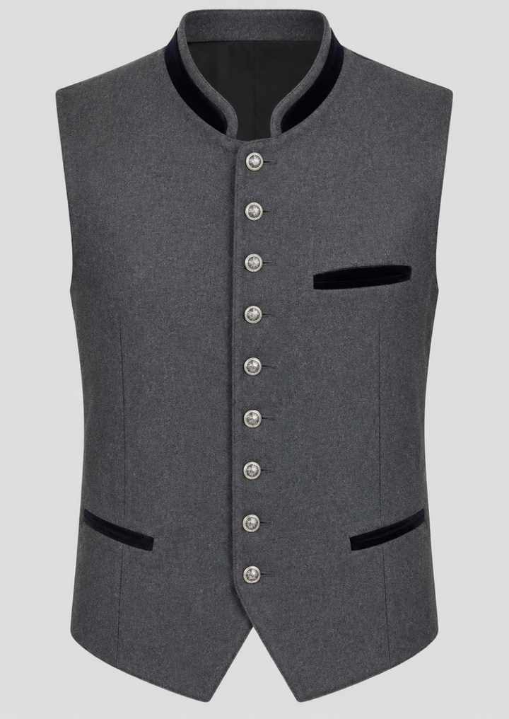 Elegant Bavarian Trachten Waistcoat for Festivals and Cultural Events