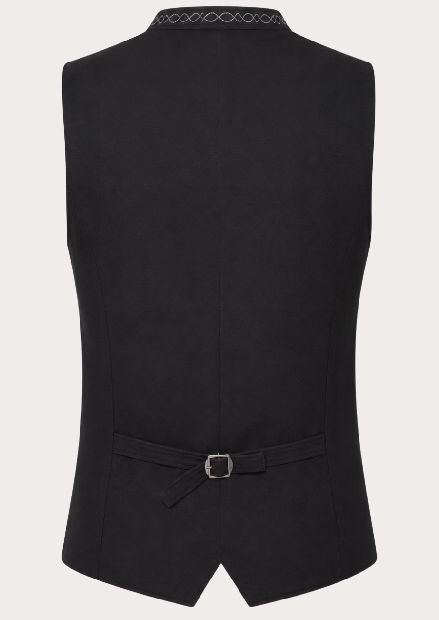 Classic Bavarian Trachten vest featuring timeless Oktoberfest styling