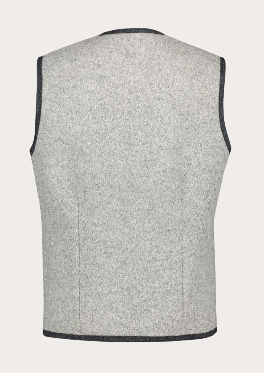 Elegant Austrian wool waistcoat designed for Oktoberfest and cultural events