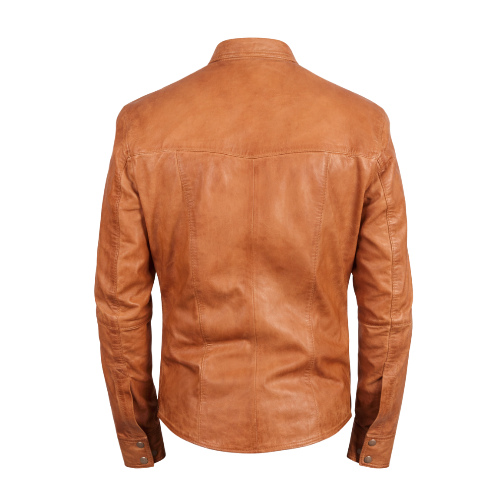 leather shirt for men
