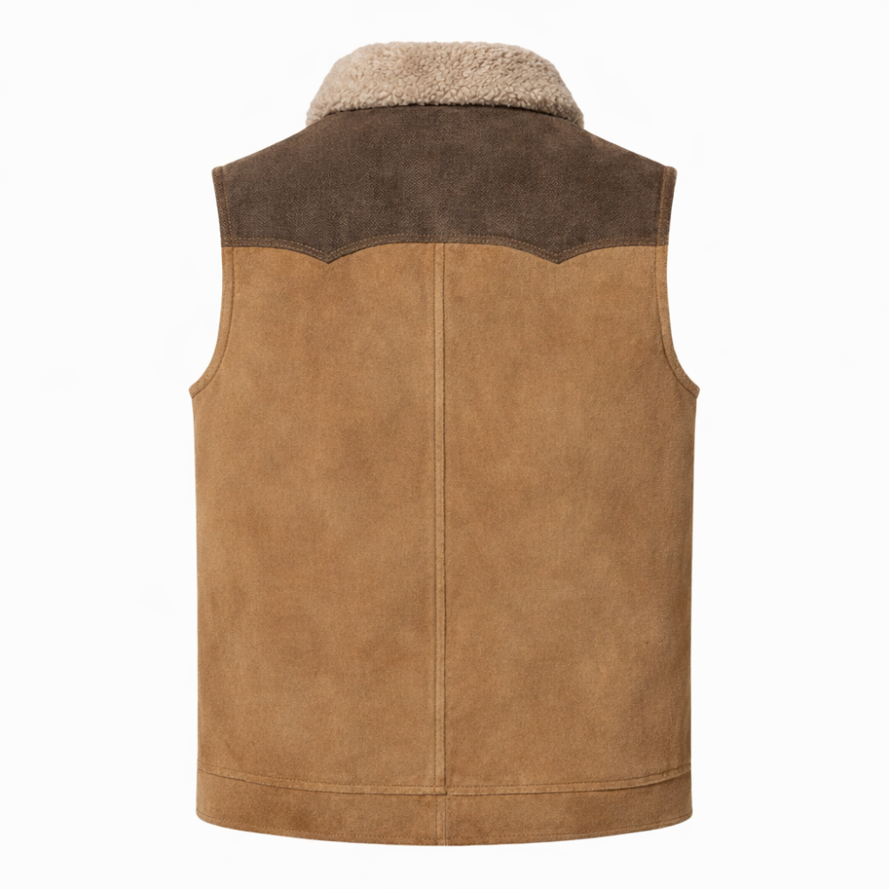 brown vest for men