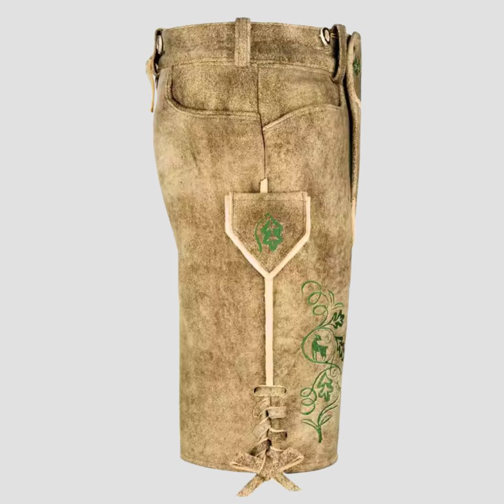 Step into fall festivities with these authentic traditional Lederhosen, combining heritage and comfort for special occasions.