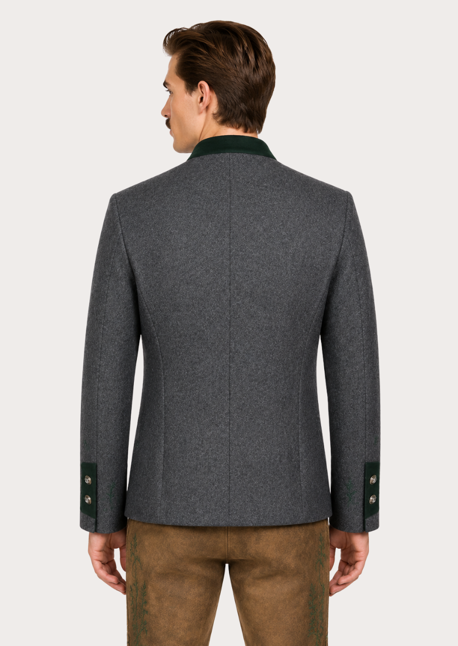 Men’s Bavarian Trachten blazer inspired by authentic German heritage fashion