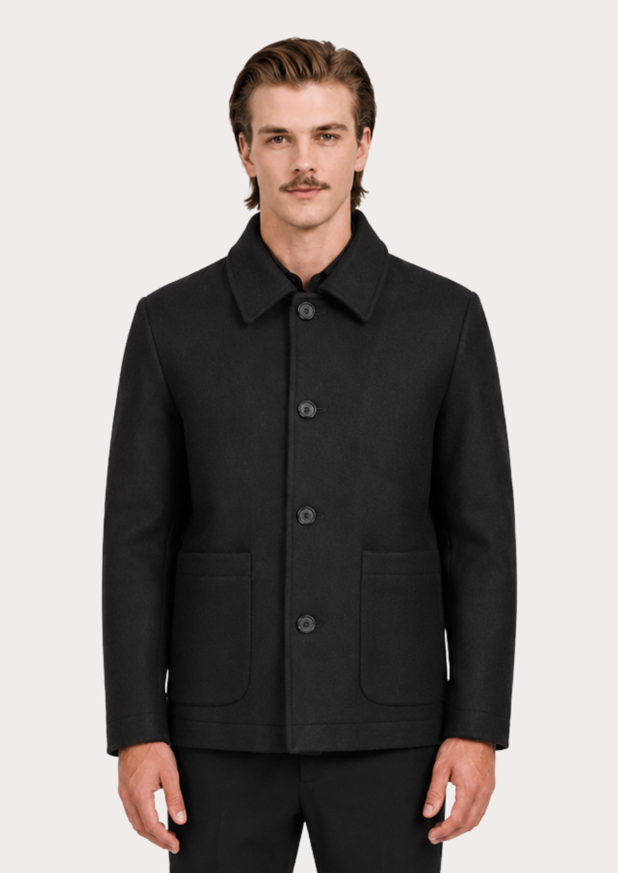 Men's Austrian Loden coat featuring timeless Alpine craftsmanship and elegance