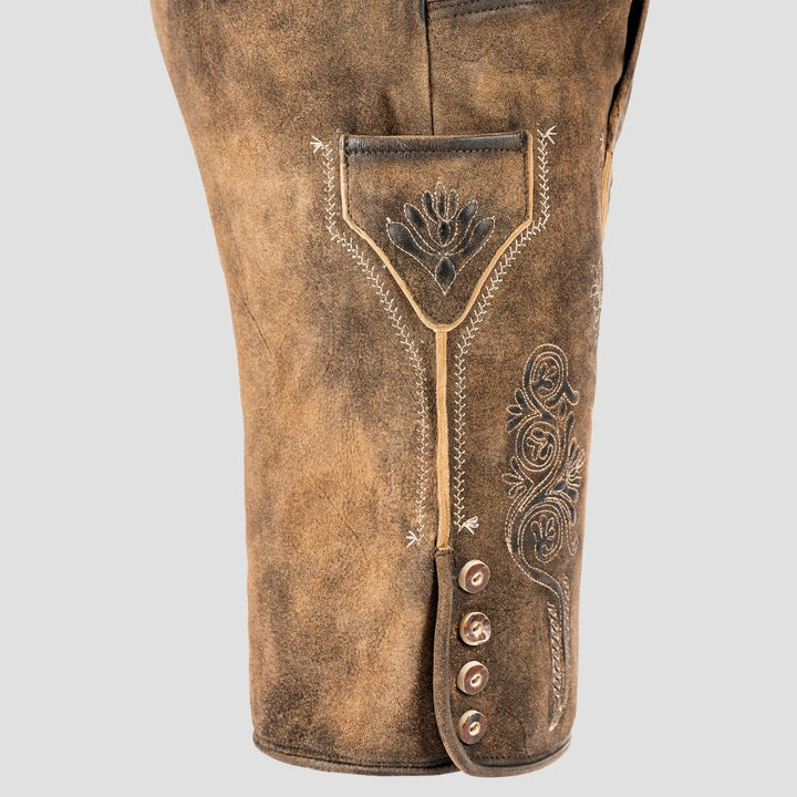 Experience Oktoberfest in comfort and style with these men’s Lederhose, designed for long-lasting wear during cultural celebrations.