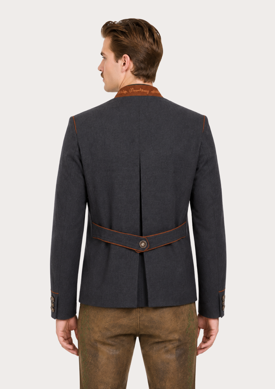 Men’s double-breasted Bavarian jacket for Oktoberfest and cultural events